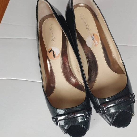 Calving Klein Sera Peep Toe Wedge - Picture 10 of 10